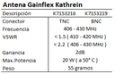 Antena Gainflex Kathrein 406-430 MHz BNC