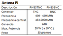 Antena 430 Mhz BNC