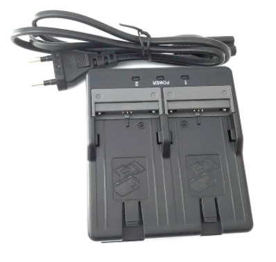 Cargador Dual Topcon Sokkia Style compatible con baterías Sokkia BDC46, BDC46B, BDC58, BDC70