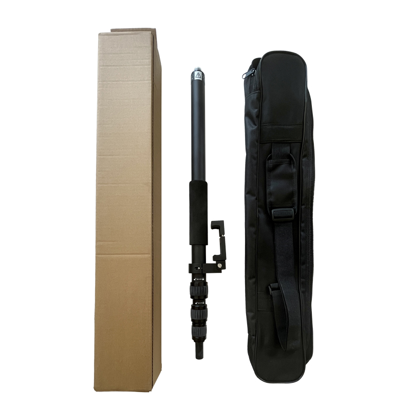 Jalón telescópico de fibra extensible hasta 1.8 metros para topografia