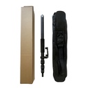 Jalón telescópico de fibra extensible hasta 1.8 metros para topografia